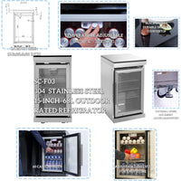 Outdoor Kitchen Island Built for Premium Entertaining, 104 Inch Granite Top, Gas Grill with Rotisserie, Refrigerator